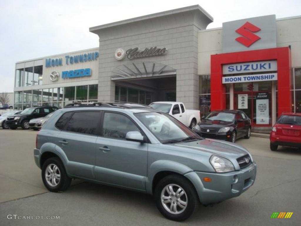 2006 Tucson Limited 4x4 - Alpine Frost / Gray photo #1