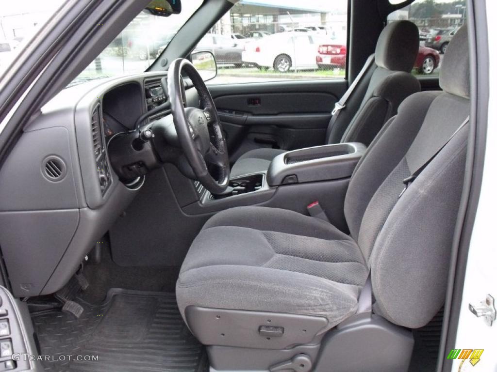 2005 Silverado 1500 LS Crew Cab - Summit White / Dark Charcoal photo #10