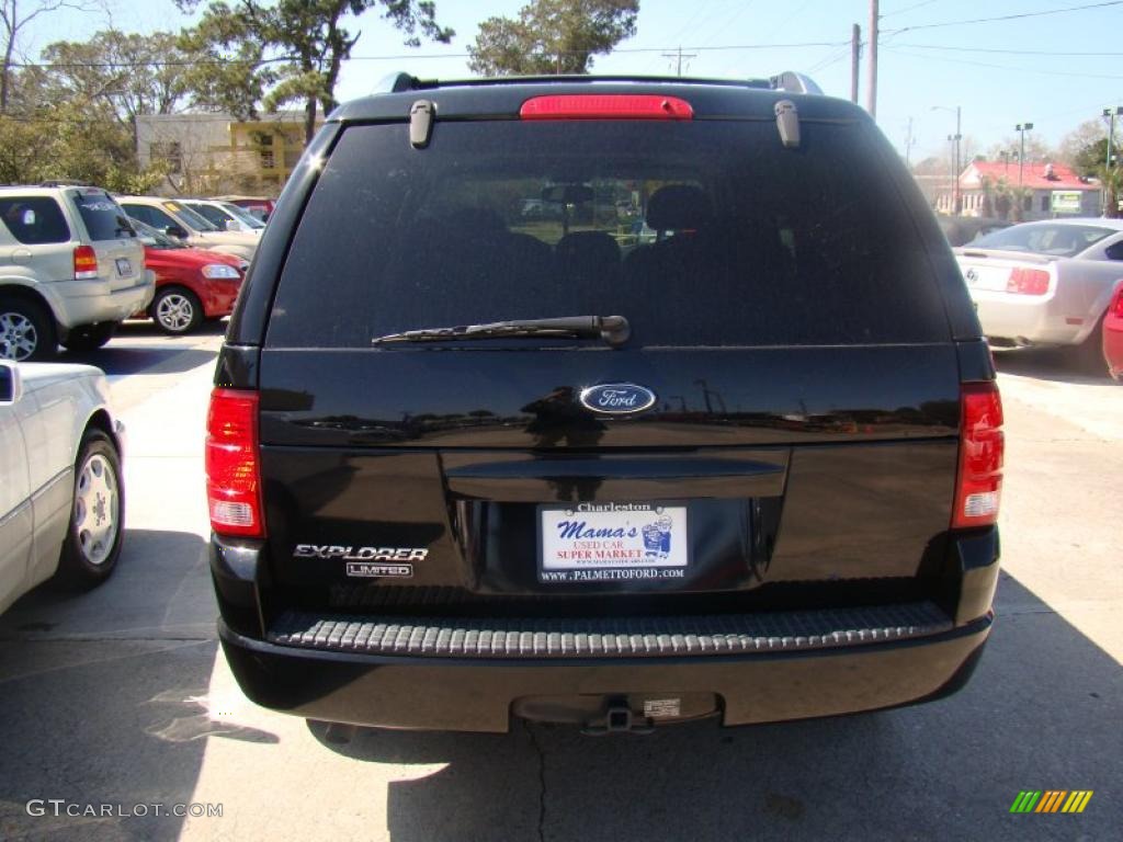 2004 Explorer Limited 4x4 - Black / Graphite photo #4