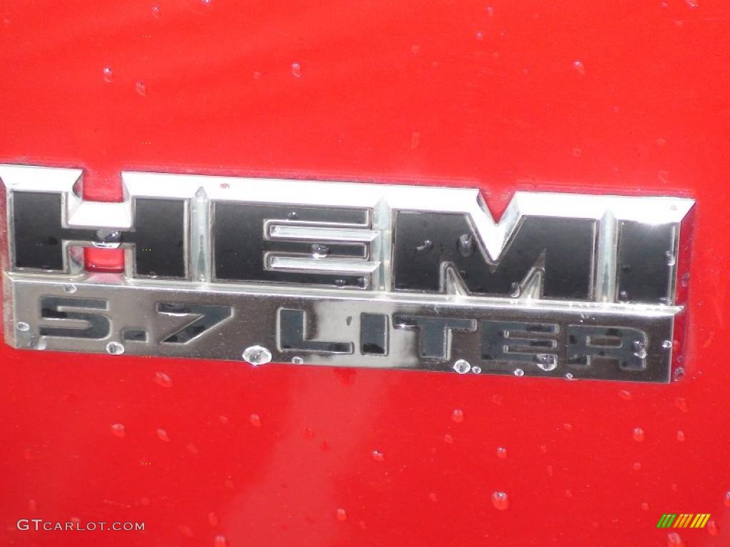2006 Ram 1500 SLT Quad Cab - Inferno Red Crystal Pearl / Khaki Beige photo #27