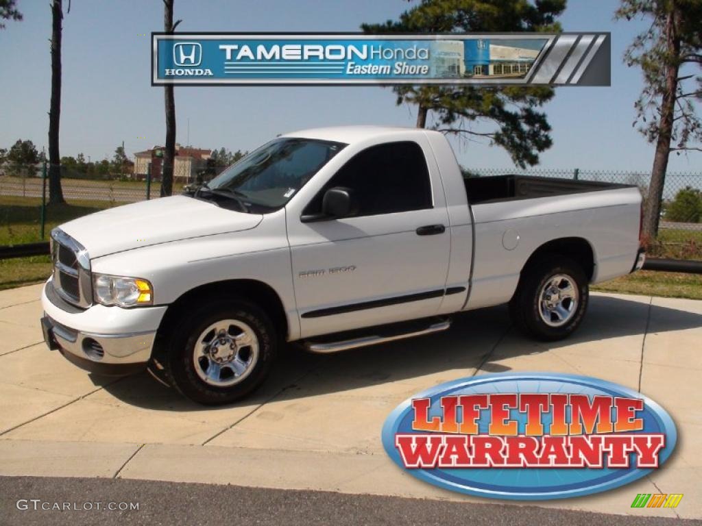 2005 Ram 1500 ST Regular Cab - Bright White / Taupe photo #1