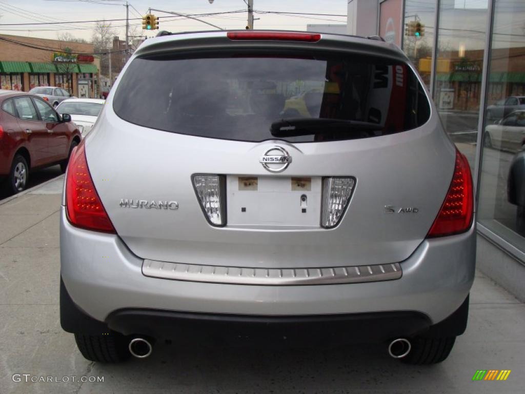 2006 Murano S AWD - Brilliant Silver Metallic / Charcoal photo #5