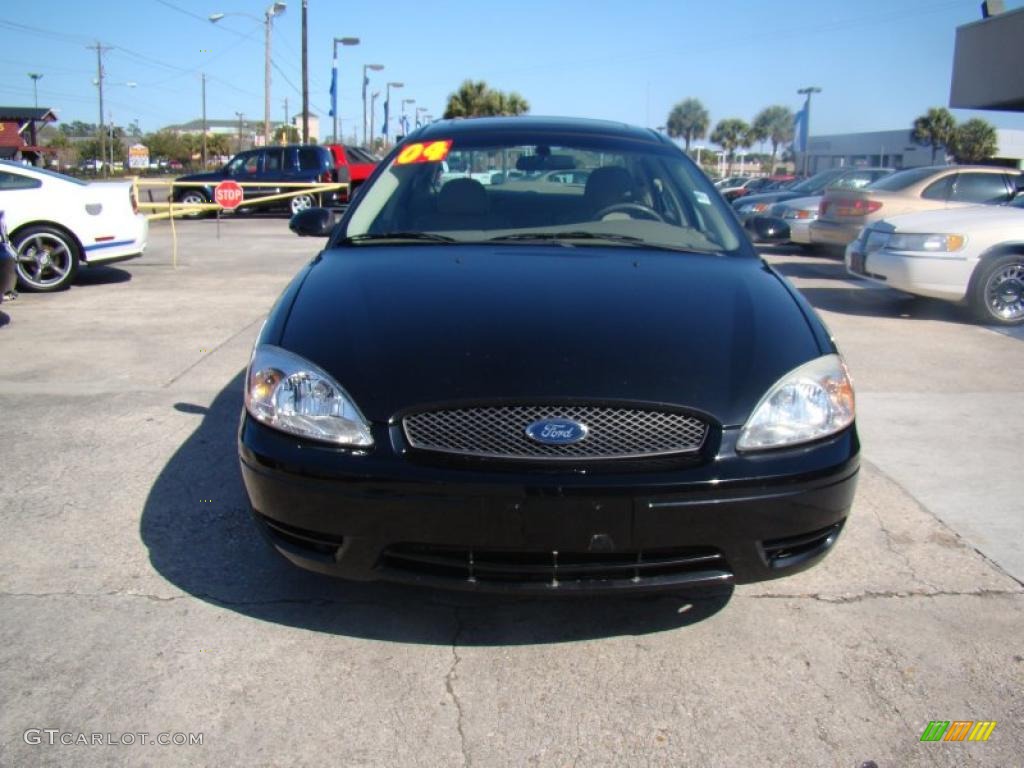2004 Taurus SEL Sedan - Black / Medium Parchment photo #3