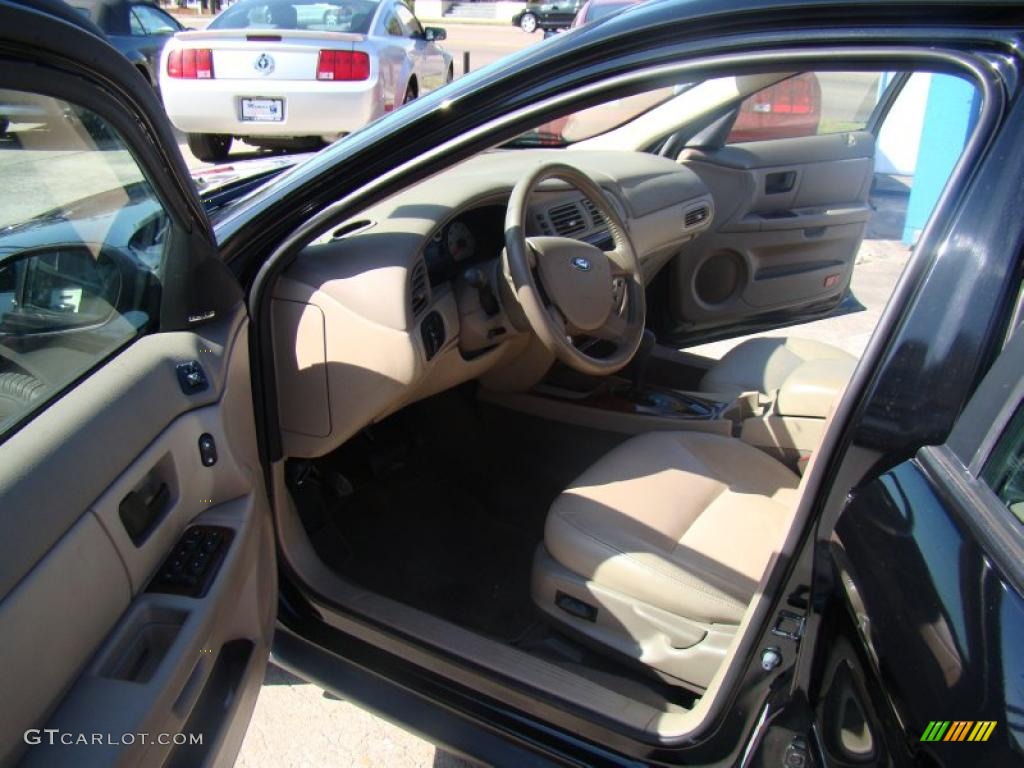 2004 Taurus SEL Sedan - Black / Medium Parchment photo #9