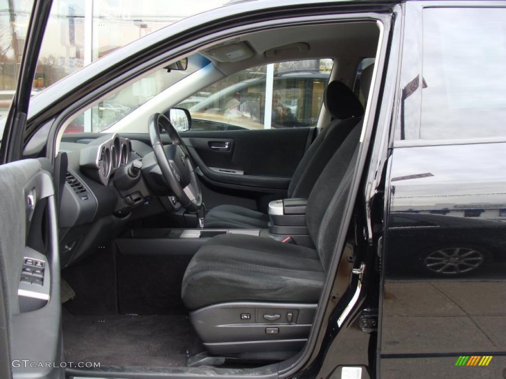 2007 Murano S AWD - Super Black / Charcoal photo #11