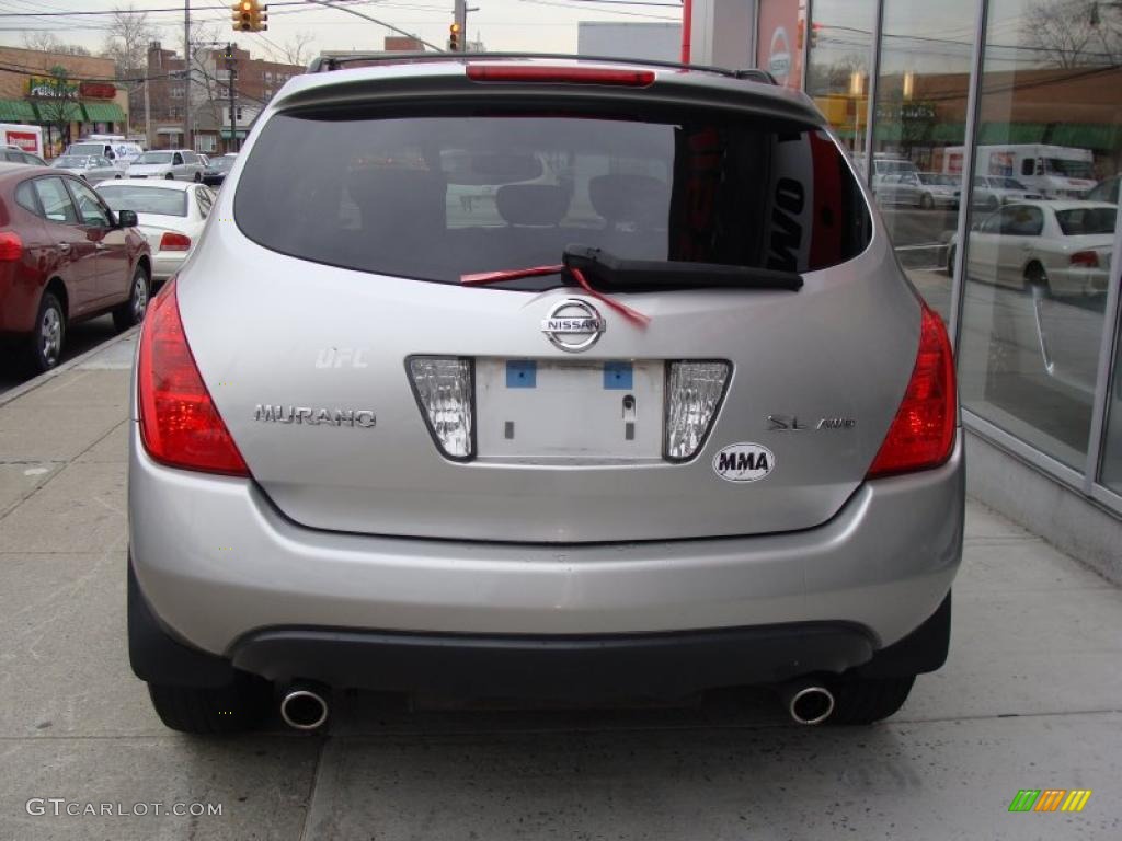 2004 Murano SL AWD - Sheer Silver Metallic / Charcoal photo #4