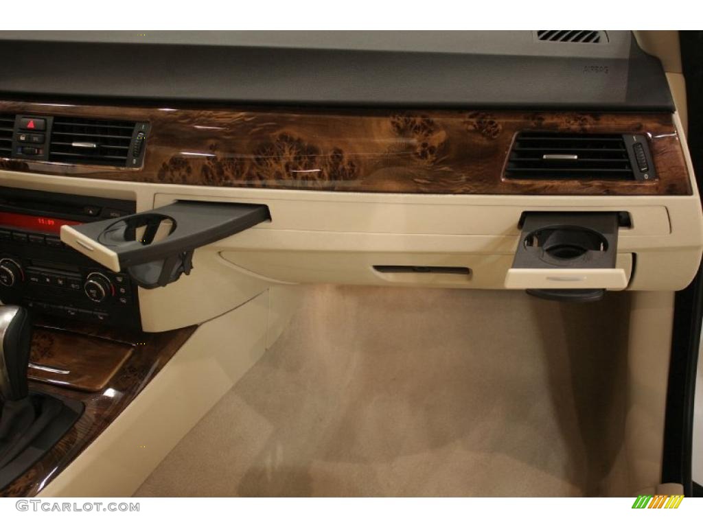 2007 3 Series 328xi Coupe - Alpine White / Cream Beige Dakota Leather photo #21