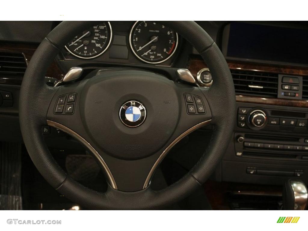 2008 3 Series 335i Convertible - Black Sapphire Metallic / Saddle Brown/Black photo #15