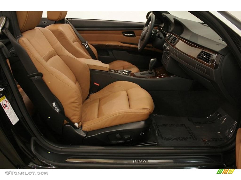 2008 3 Series 335i Convertible - Black Sapphire Metallic / Saddle Brown/Black photo #29