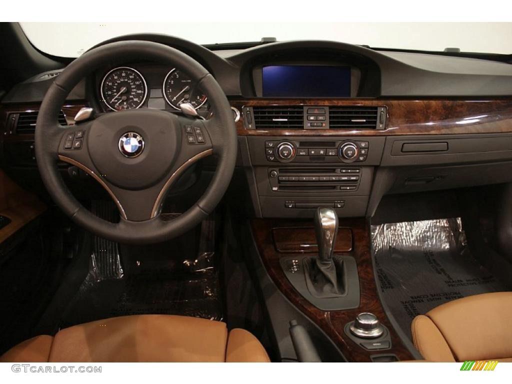 2008 3 Series 335i Convertible - Black Sapphire Metallic / Saddle Brown/Black photo #33
