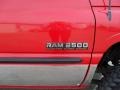 1998 Flame Red Dodge Ram 2500 Laramie Extended Cab 4x4  photo #13