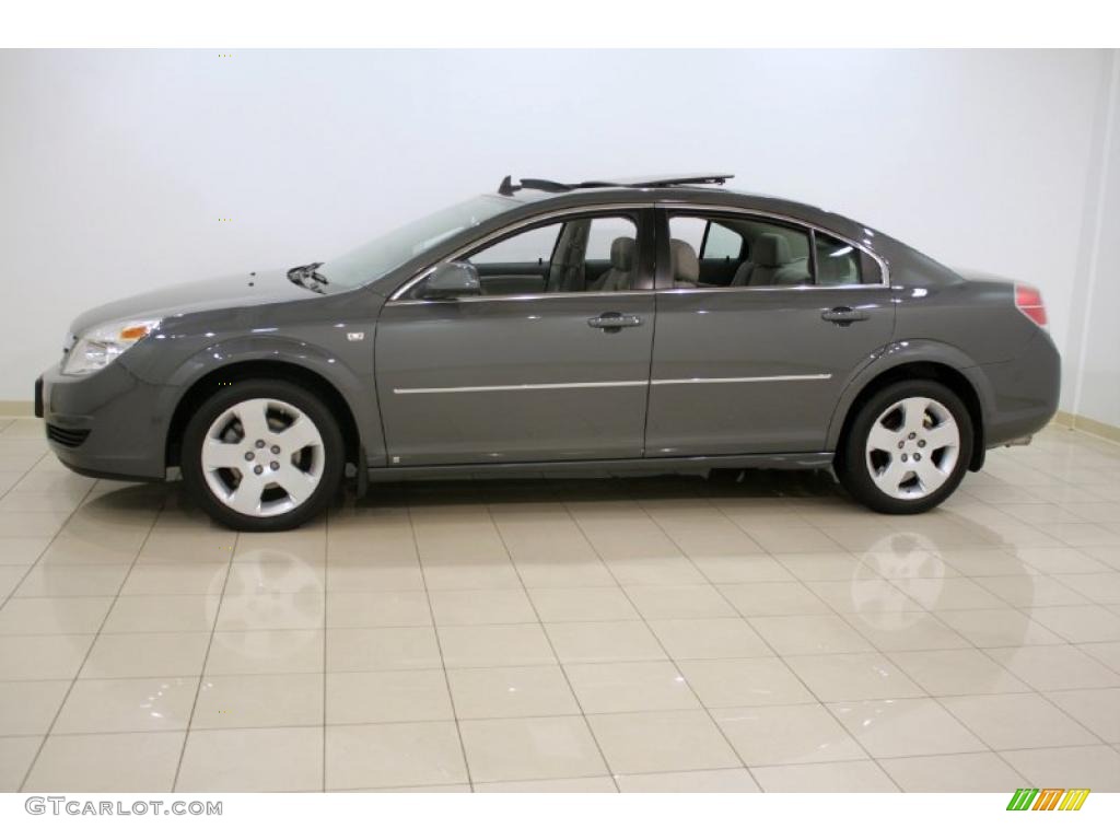 2008 Aura XE 3.5 - Techno Gray / Gray photo #4