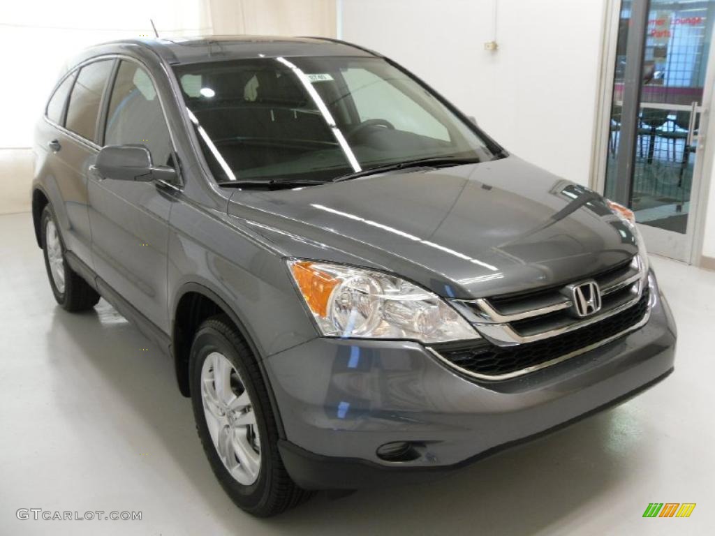 2010 CR-V EX-L - Polished Metal Metallic / Black photo #5