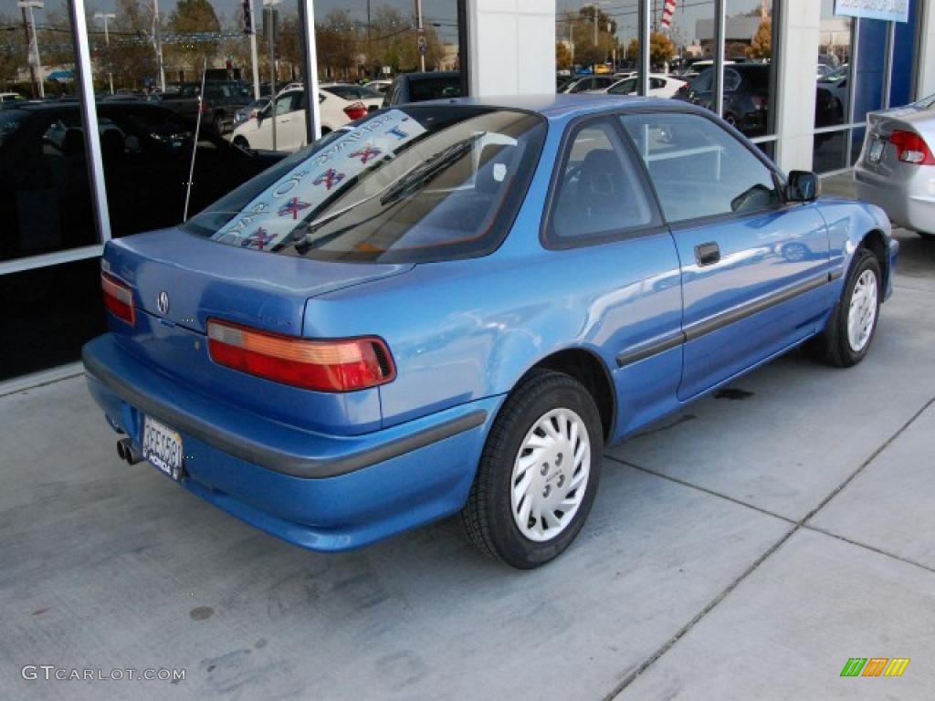 1993 Integra RS Coupe - Saxony Blue Metallic / Blue photo #3