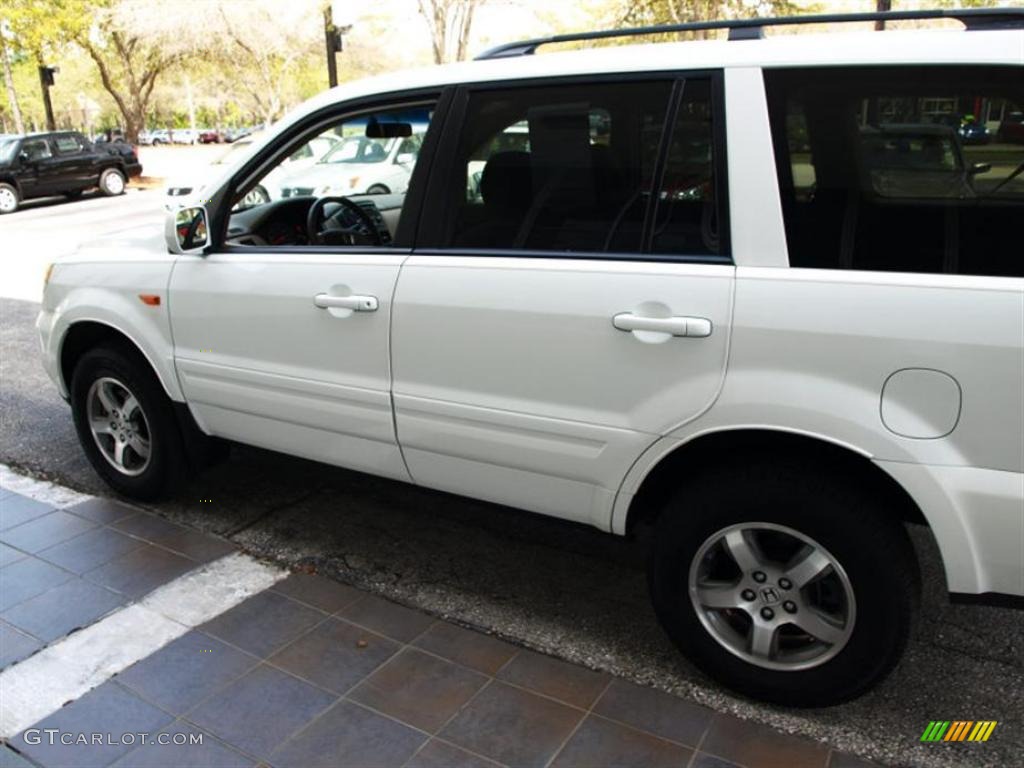 2007 Pilot EX - Taffeta White / Saddle photo #6