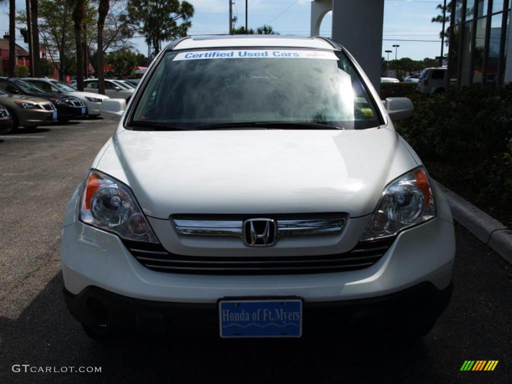 2007 CR-V EX-L - Taffeta White / Gray photo #7