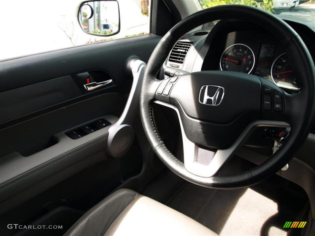 2007 CR-V EX-L - Taffeta White / Gray photo #10