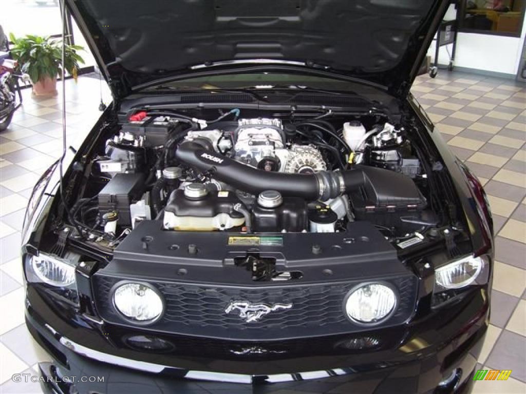 2007 Ford Mustang Roush Stage 3 Blackjack Coupe Engine Photos