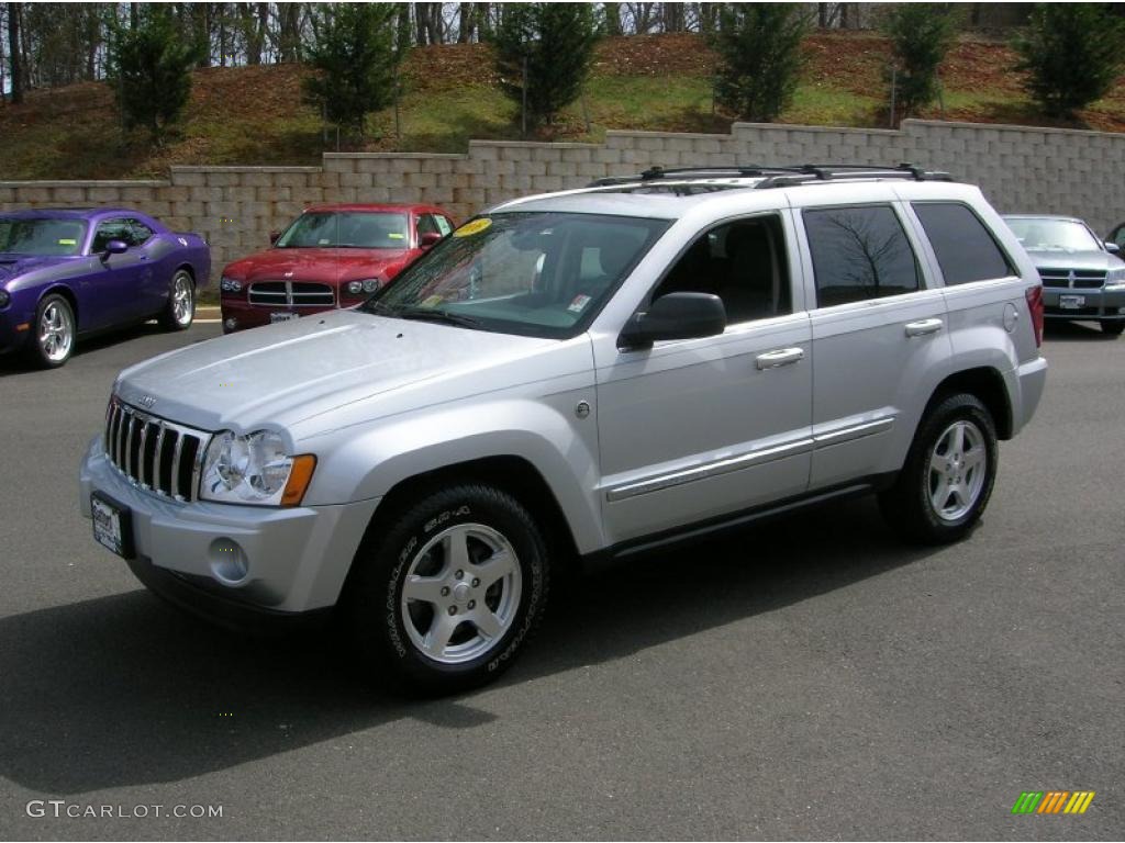 2006 Grand Cherokee Limited 4x4 - Bright Silver Metallic / Medium Slate Gray photo #1