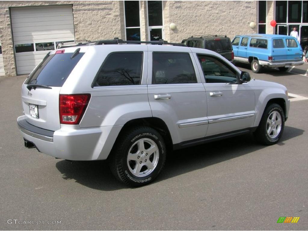 2006 Grand Cherokee Limited 4x4 - Bright Silver Metallic / Medium Slate Gray photo #2