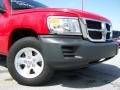 2008 Flame Red Dodge Dakota SXT Crew Cab 4x4  photo #2