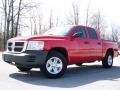 2008 Flame Red Dodge Dakota SXT Crew Cab 4x4  photo #5