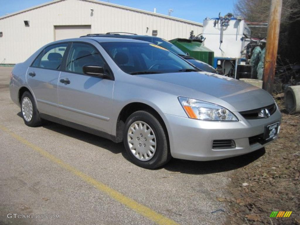 2006 Accord Value Package Sedan - Alabaster Silver Metallic / Gray photo #2