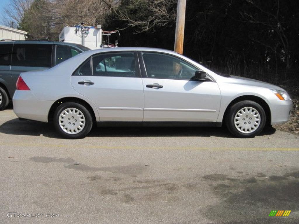 2006 Accord Value Package Sedan - Alabaster Silver Metallic / Gray photo #3