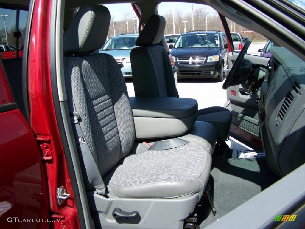 2008 Ram 1500 SXT Quad Cab 4x4 - Inferno Red Crystal Pearl / Medium Slate Gray photo #15