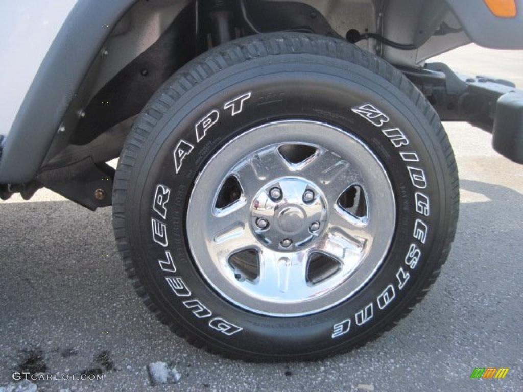 2004 Wrangler SE 4x4 - Bright Silver Metallic / Dark Slate Gray photo #10