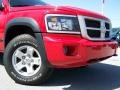 2008 Flame Red Dodge Dakota TRX Crew Cab 4x4  photo #2