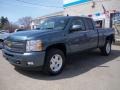 2010 Blue Granite Metallic Chevrolet Silverado 1500 LT Extended Cab 4x4  photo #1