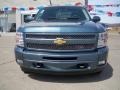 2010 Blue Granite Metallic Chevrolet Silverado 1500 LT Extended Cab 4x4  photo #2