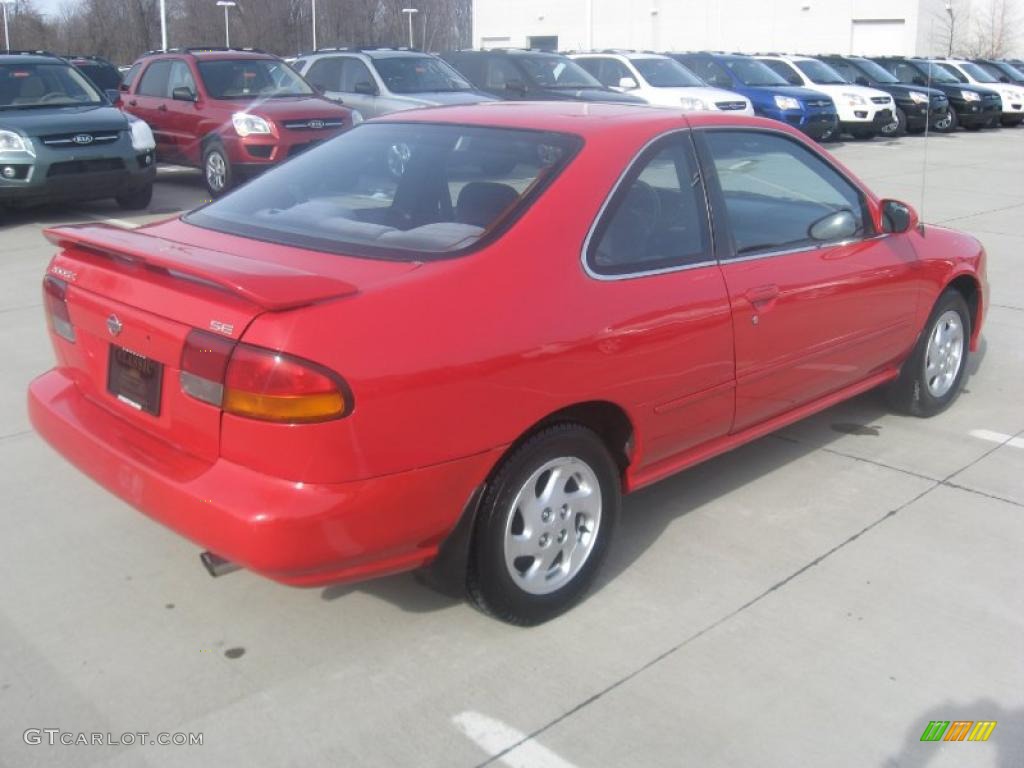 1997 200SX SE - Aztec Red / Charcoal Black photo #6