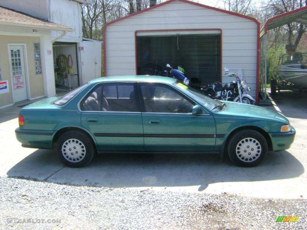 1992 Accord LX Sedan - Arcadia Green Pearl / Beige photo #5