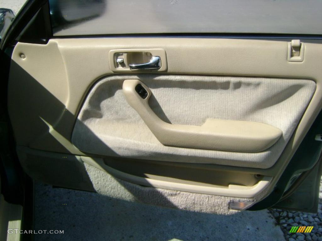 1992 Accord LX Sedan - Arcadia Green Pearl / Beige photo #14