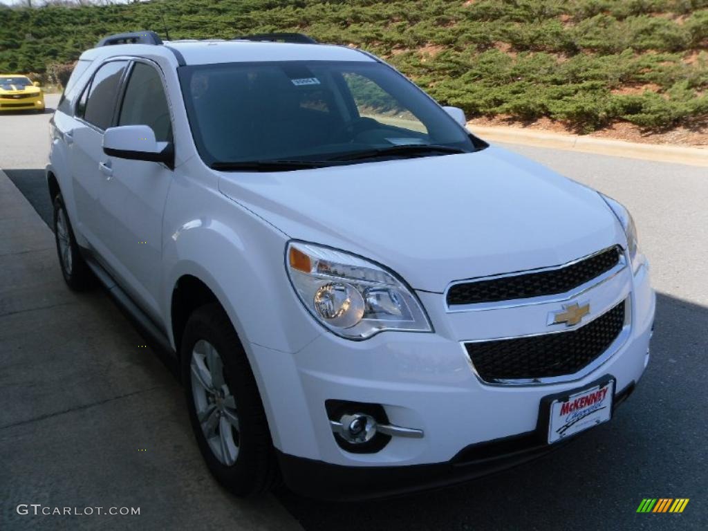 2010 Equinox LT AWD - Summit White / Jet Black photo #5