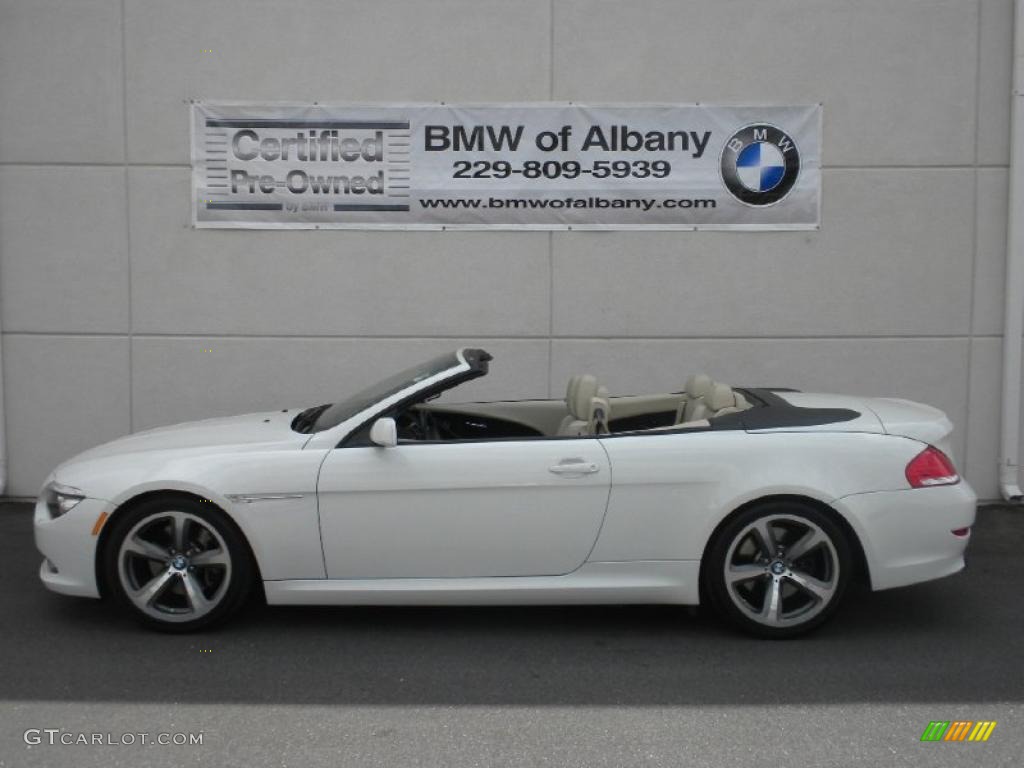 Alpine White BMW 6 Series