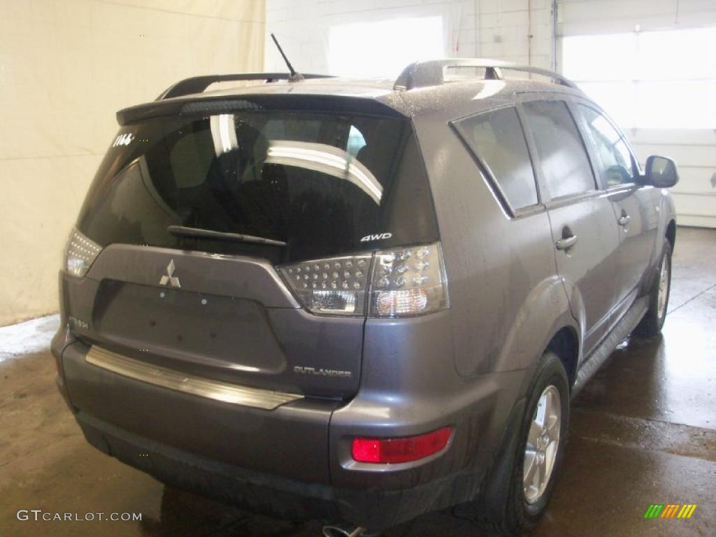 2010 Outlander ES 4WD - Graphite Gray Pearl / Black photo #10