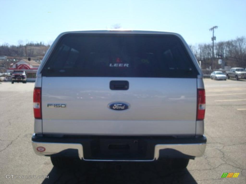 2006 F150 XLT SuperCab 4x4 - Silver Metallic / Medium/Dark Flint photo #3