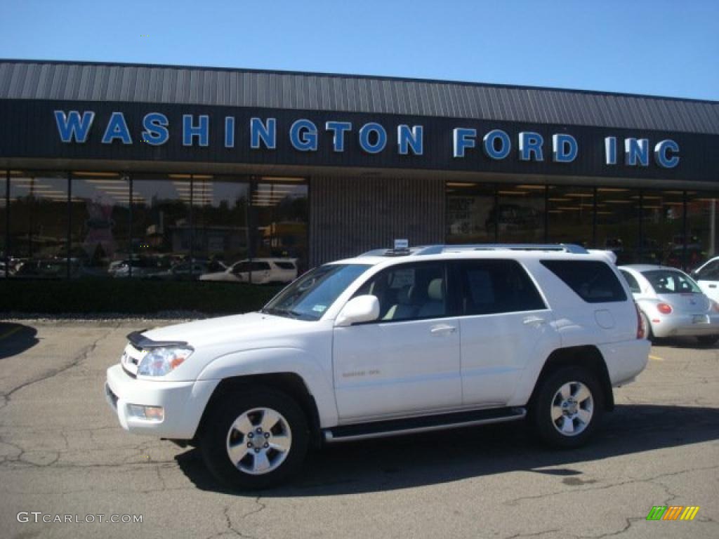 2004 4Runner Limited 4x4 - Natural White / Taupe photo #1