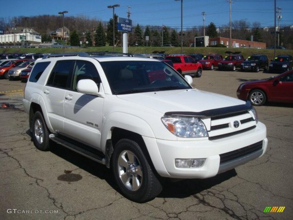 2004 4Runner Limited 4x4 - Natural White / Taupe photo #6