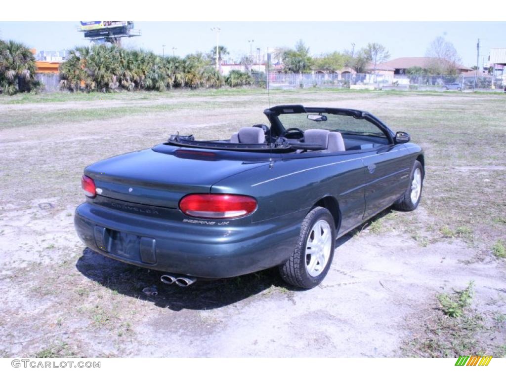 2000 Sebring JX Convertible - Shale Green Metallic / Agate photo #2