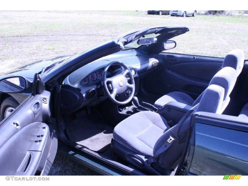 2000 Sebring JX Convertible - Shale Green Metallic / Agate photo #3
