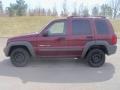 2002 Dark Garnet Red Pearlcoat Jeep Liberty Sport 4x4  photo #4