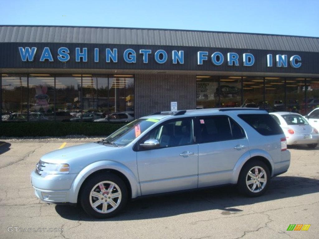 Light Ice Blue Metallic Ford Taurus X