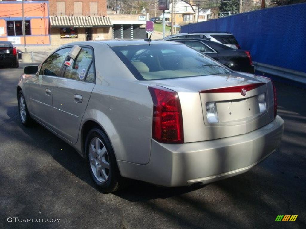 2007 CTS Sedan - Gold Mist / Cashmere photo #3