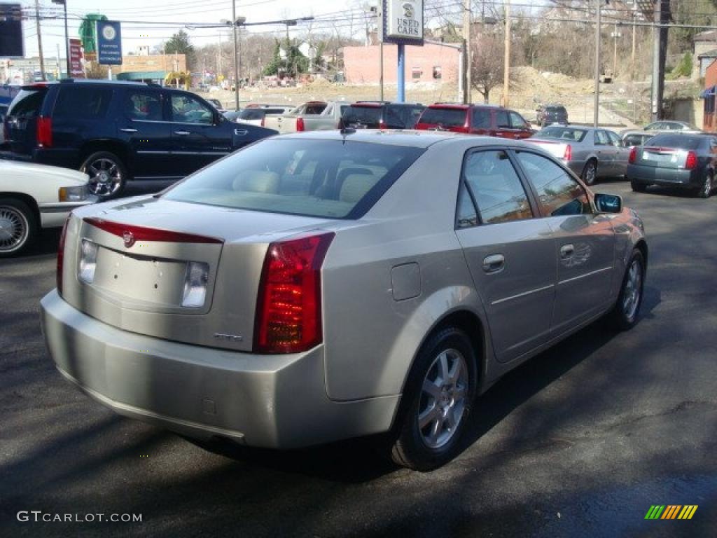 2007 CTS Sedan - Gold Mist / Cashmere photo #5