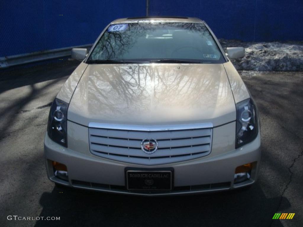 2007 CTS Sedan - Gold Mist / Cashmere photo #7