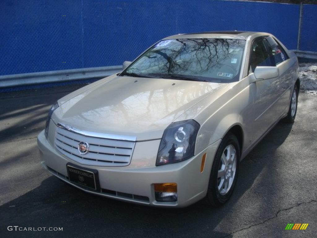 2007 CTS Sedan - Gold Mist / Cashmere photo #8